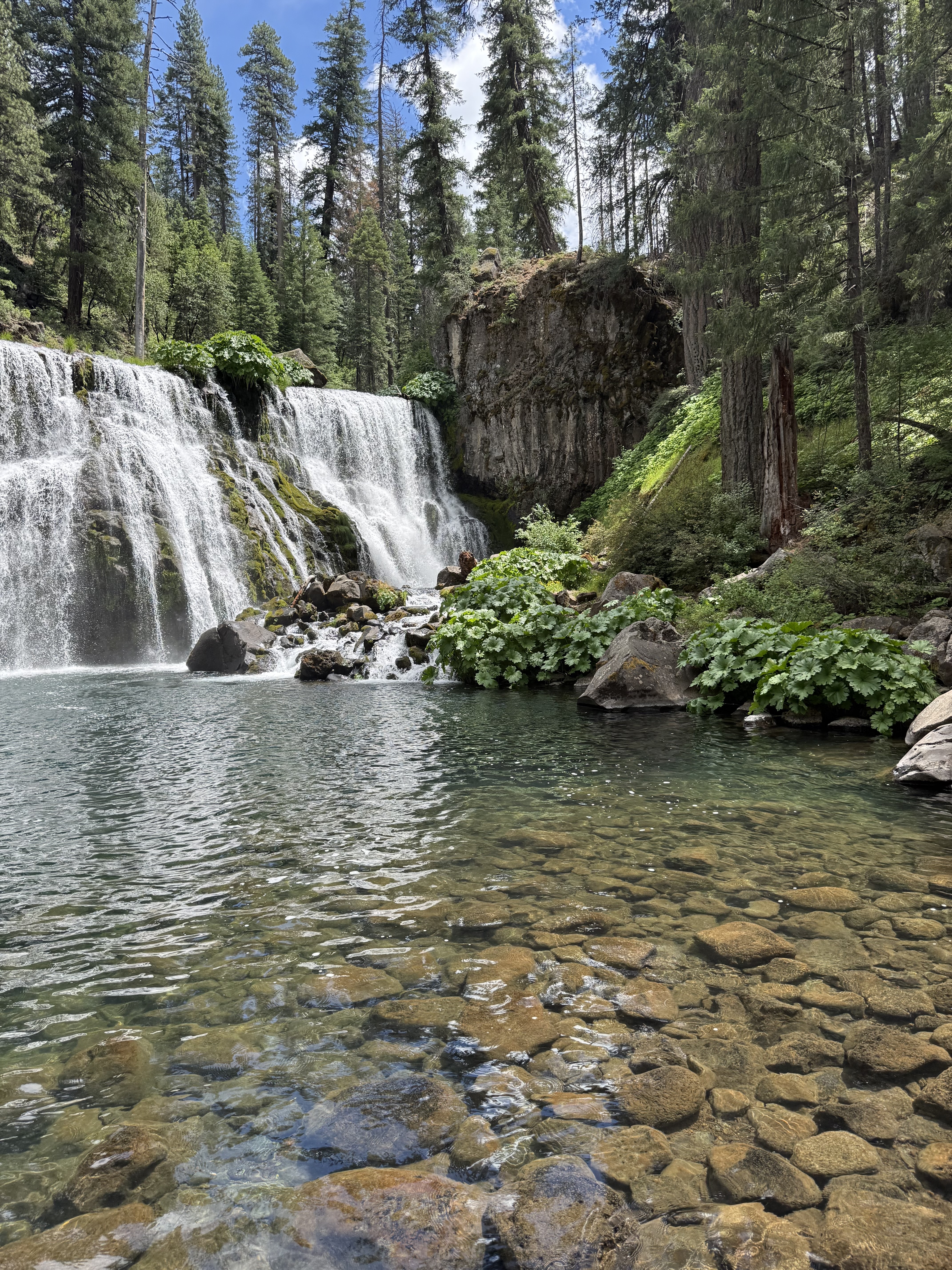 McCloud waterfalls