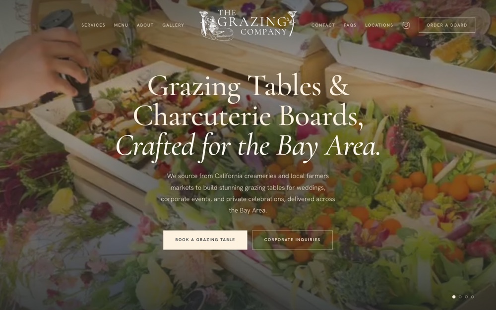 The Grazing Company home page